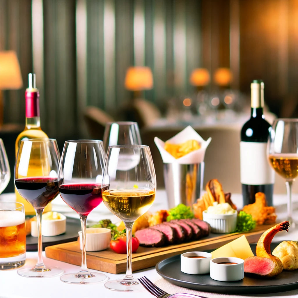 Marier alcools et plats gastronomiques