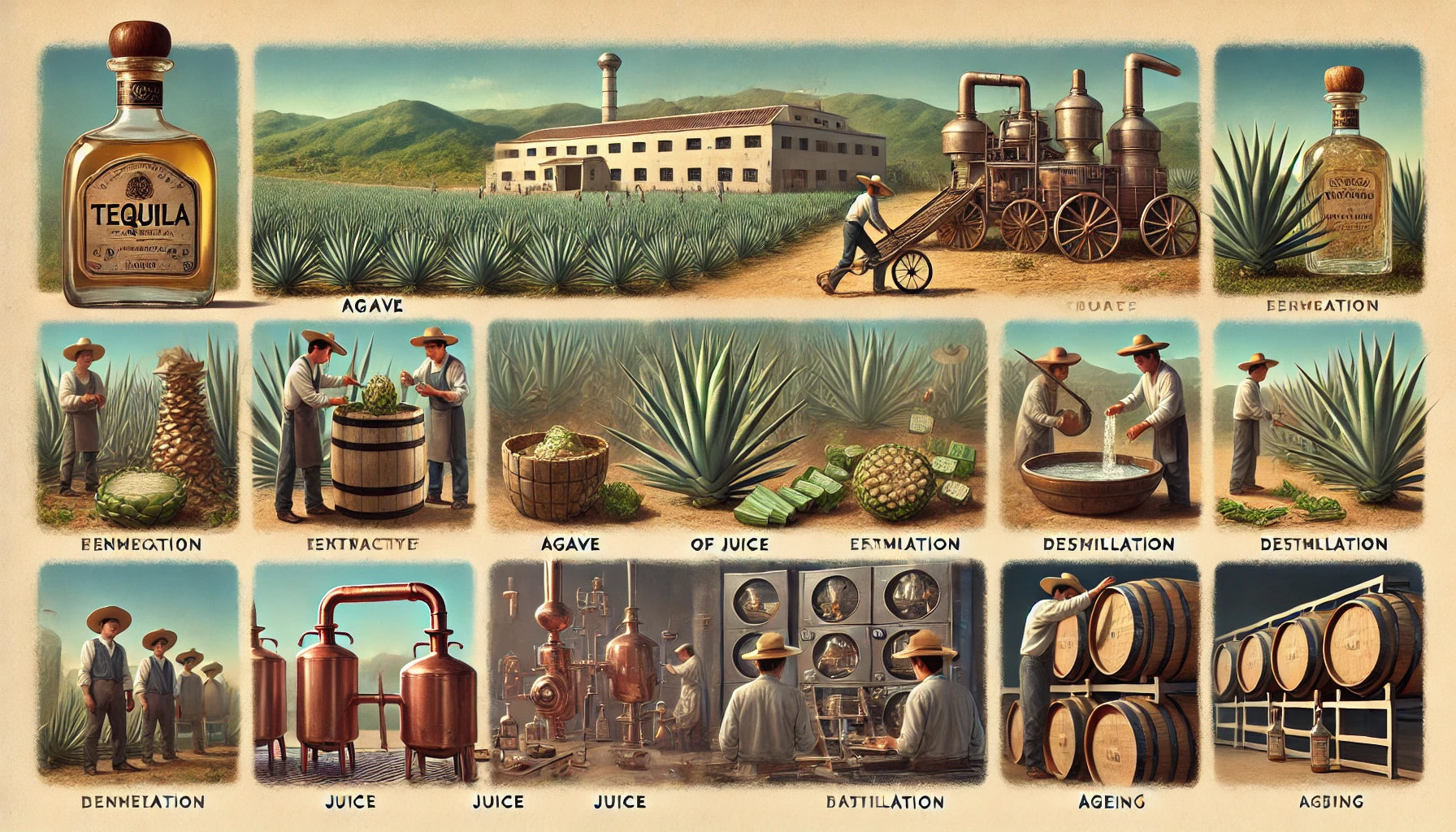 Tequila Production Process Comment est faite la tequila ? – Lugiavodka